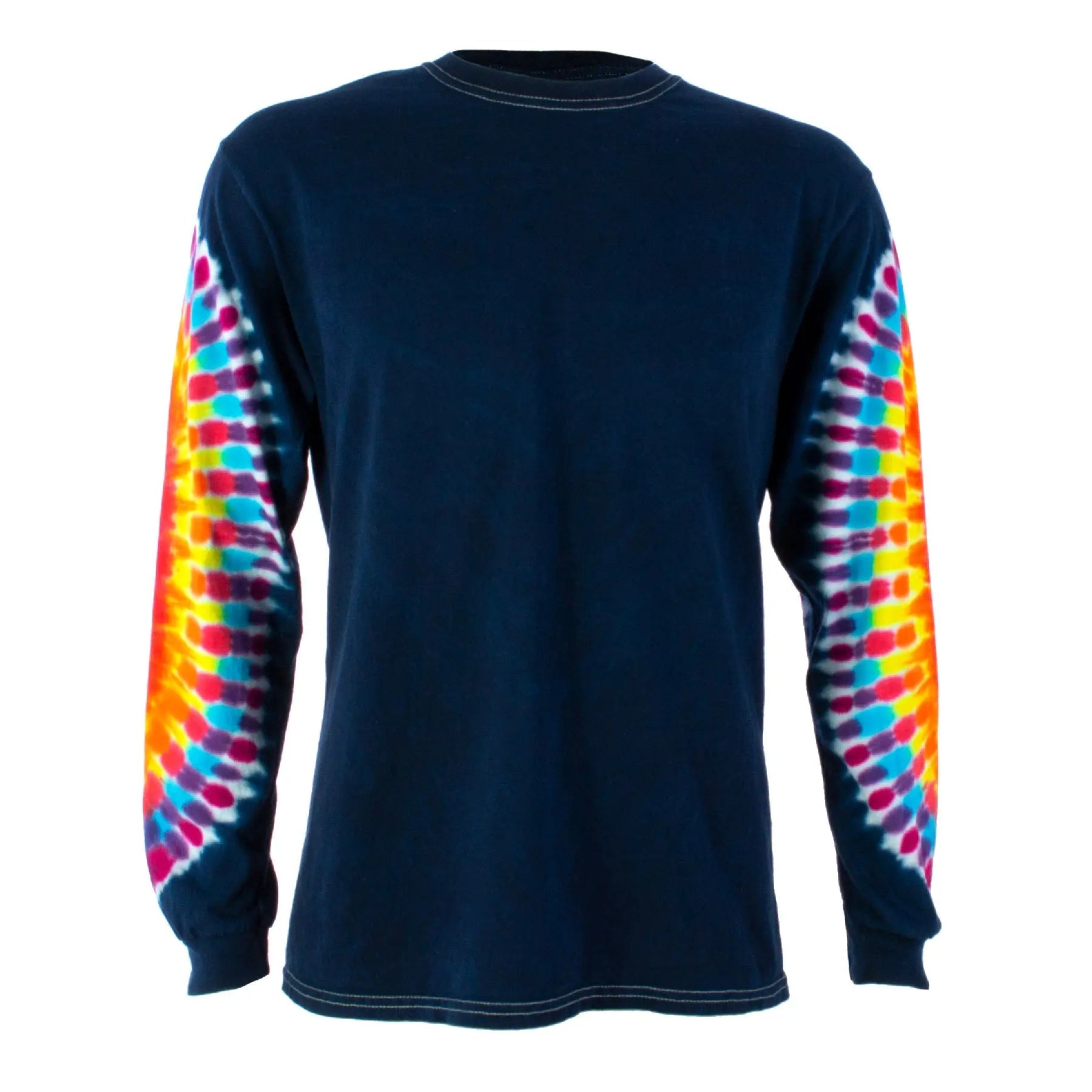 Psychedelic Sleeves Tie Dye Long Sleeve T Shirt