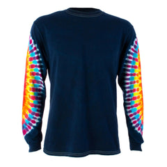 Psychedelic Sleeves Tie Dye Long Sleeve T Shirt