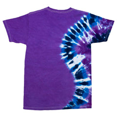 Lavender Sea Cascade Tie Dye T Shirt (Back)