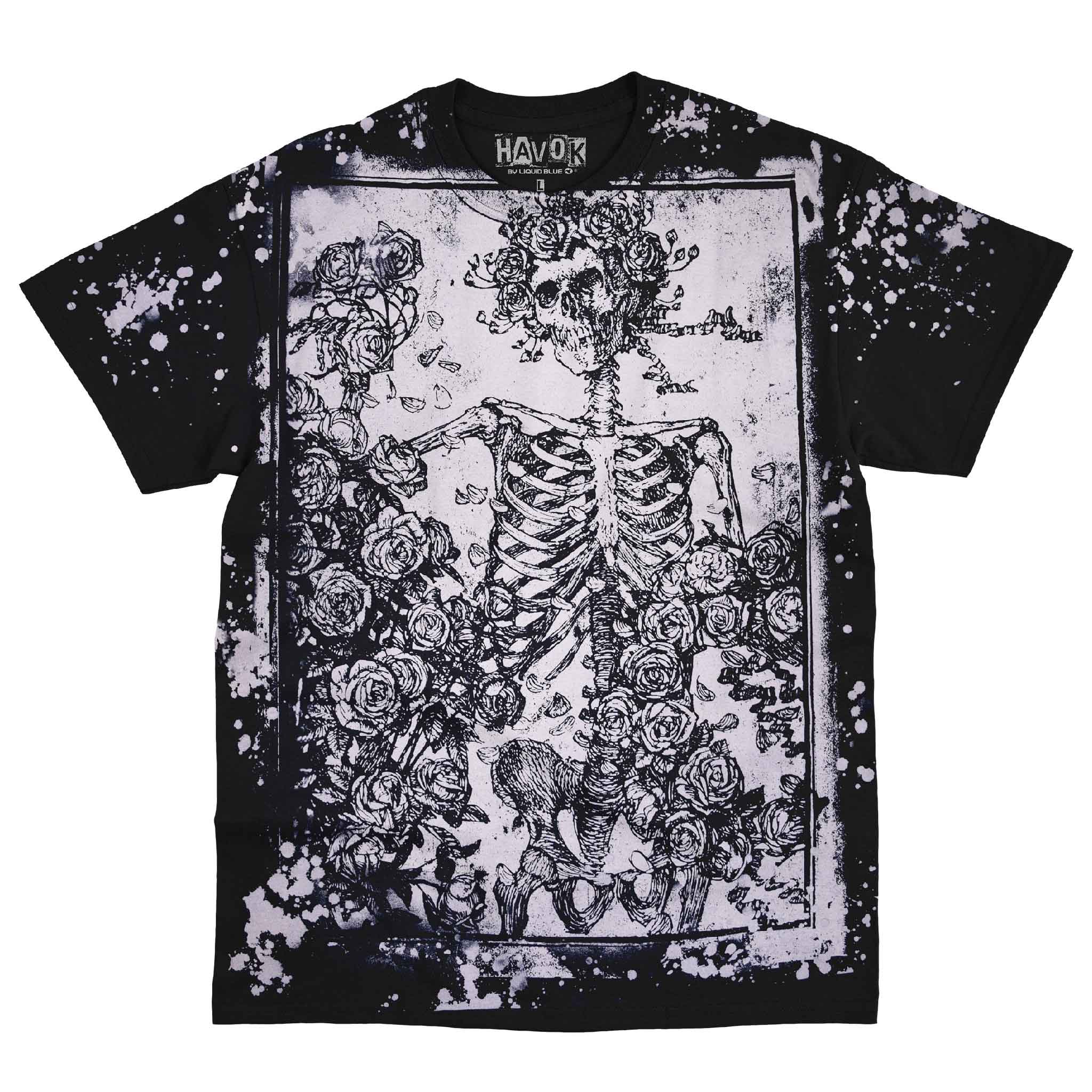 Grateful Dead Bertha Woodcut Havok T Shirt