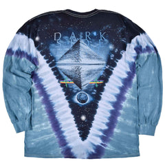 Pink Floyd Pyramid Tie Dye Long Sleeve T Shirt
