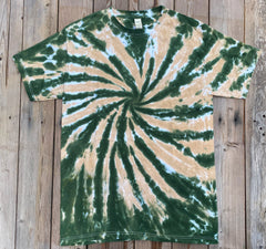 Forest Swirl Tie Dye T Shirt details