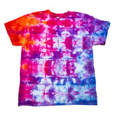 Rainbow Glitch Tie Dye T Shirt