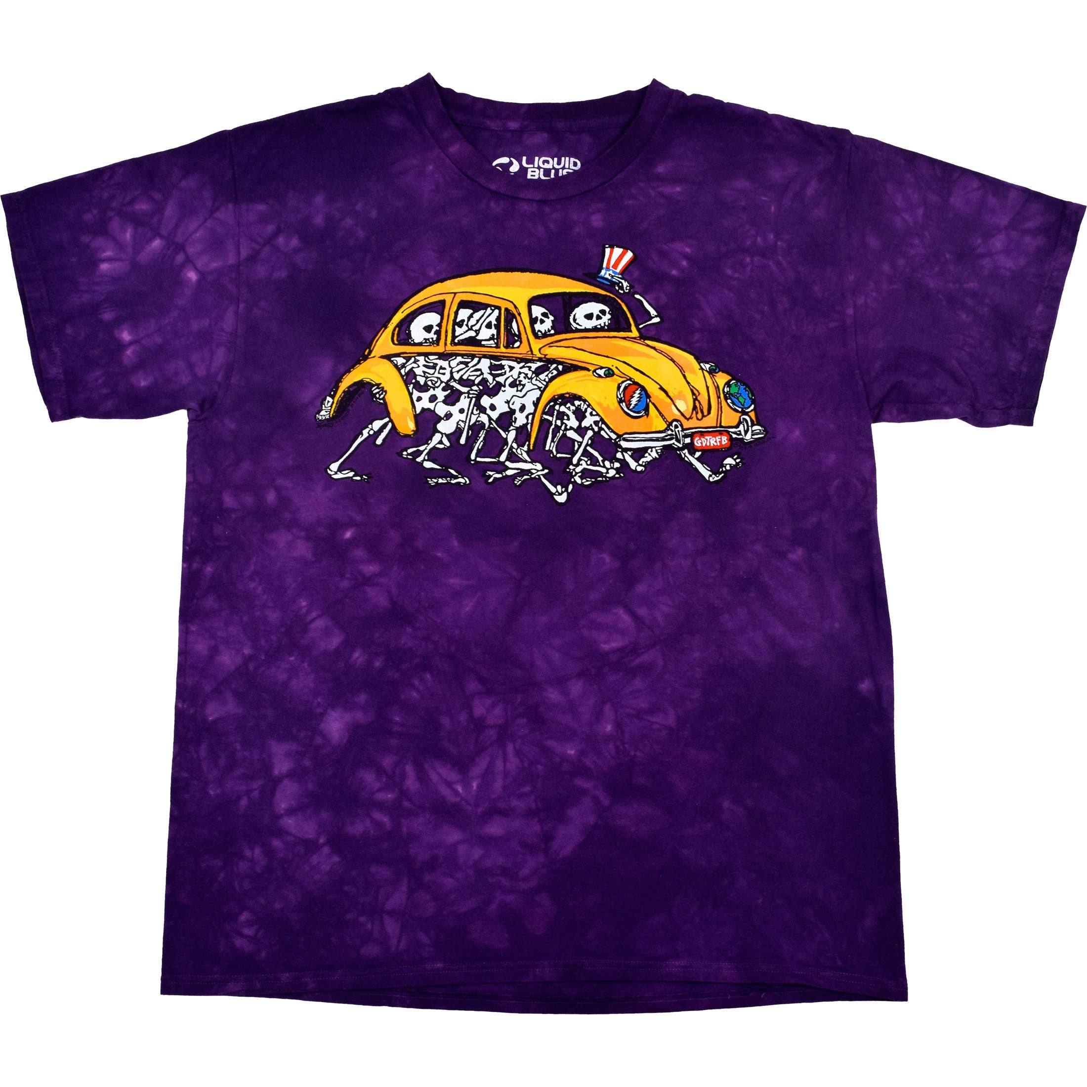 Grateful Dead Bug Truckin' Tie Dye T Shirt