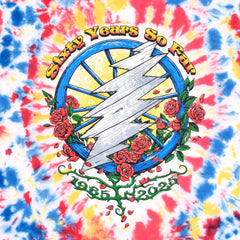Grateful Dead Sixty Years So Far Tie Die T Shirt