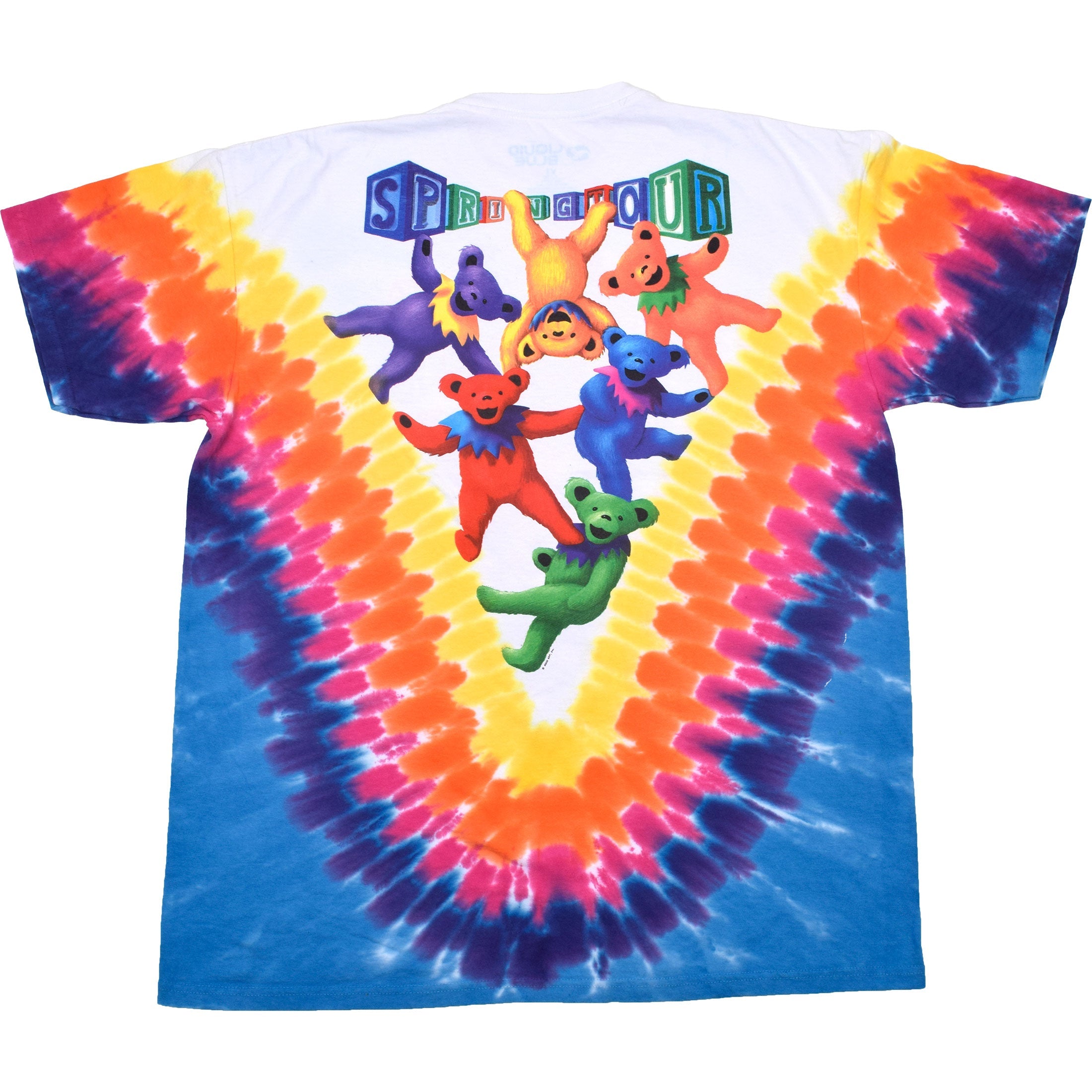 Grateful Dead Jugglin' Bear Tie Dye T Shirt