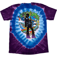 Jimi Hendrix Mod Tie Dye T-Shirt back