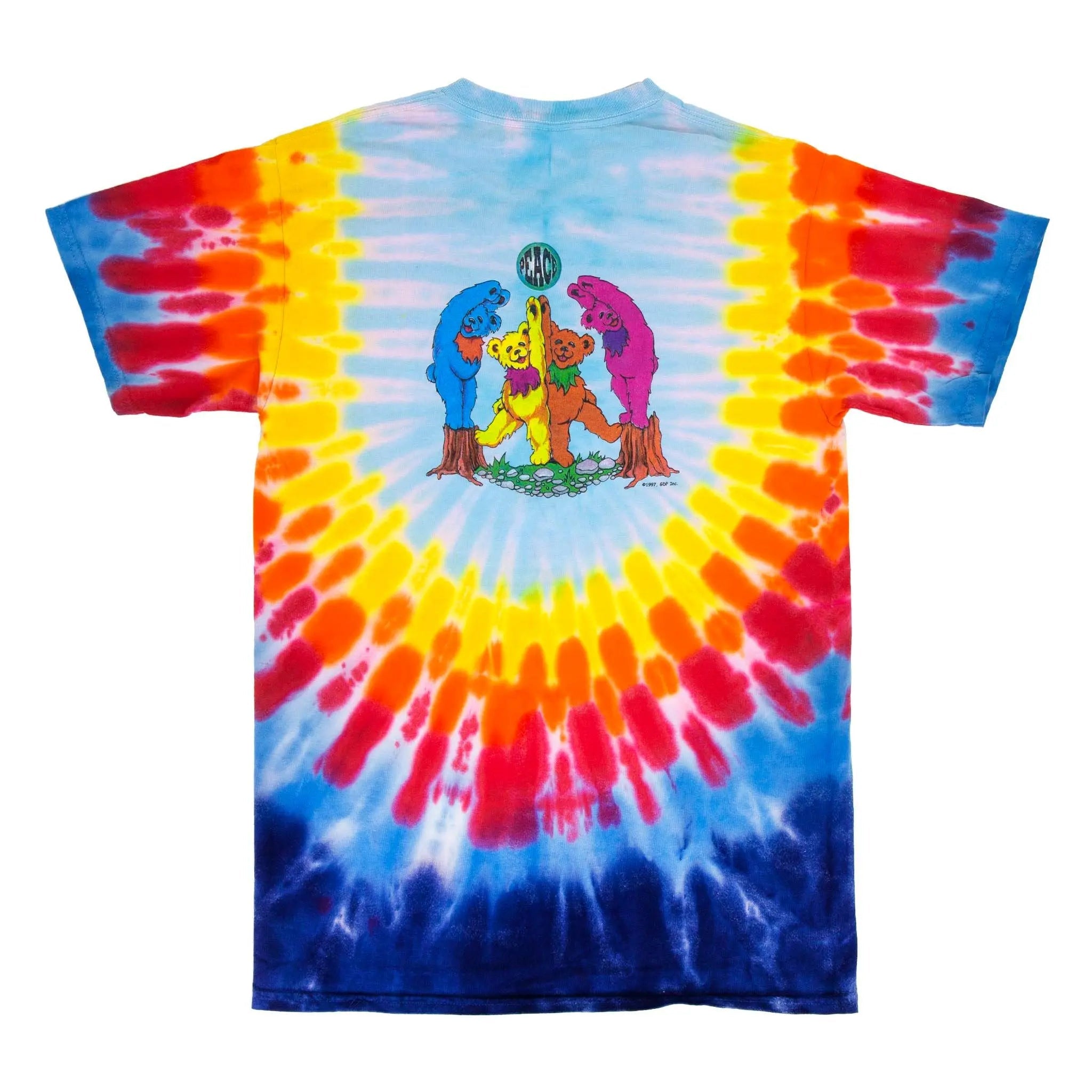 Grateful Dead Wood Bears Tie Dye T Shirt