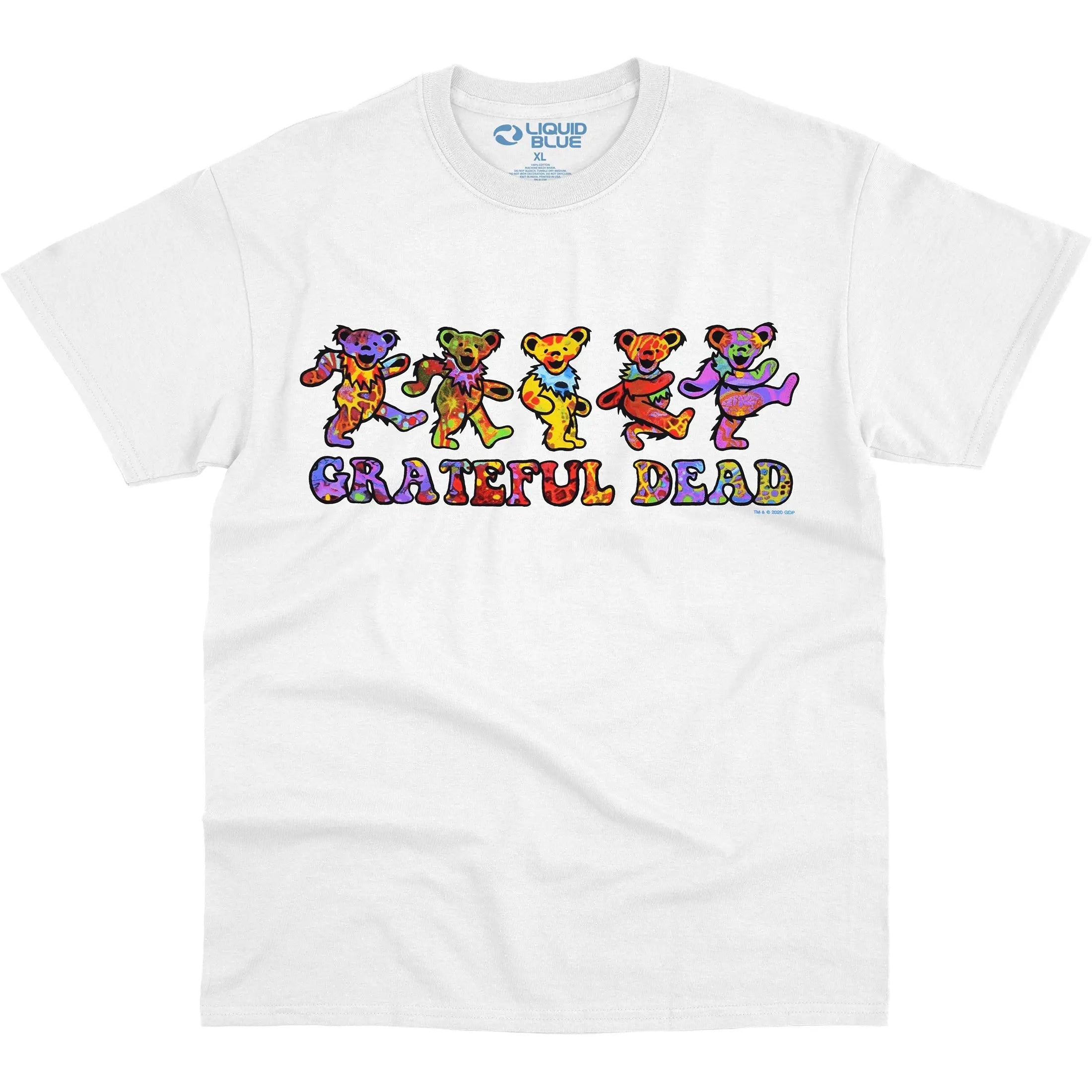 Grateful Dead Tie Dye Bears T Shirt