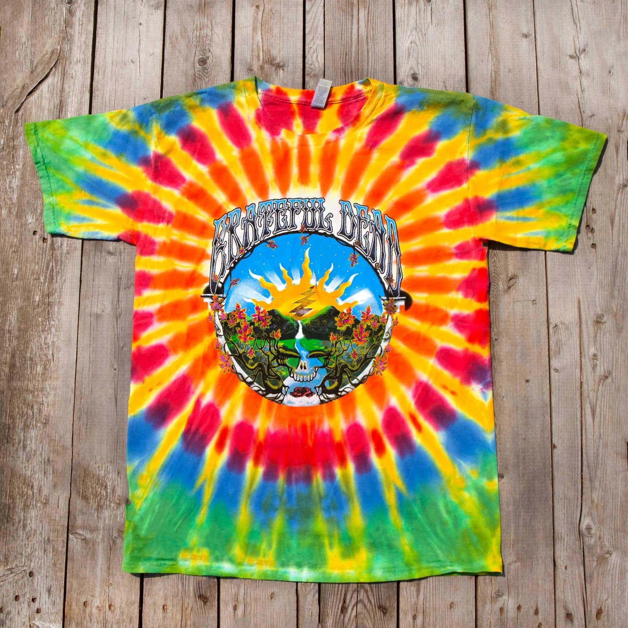Grateful Dead Sunrise Tie Dye T Shirt : Hippie Shop