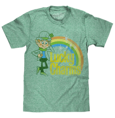 Lucky Charms Vintage Lucky the Leprechaun T-Shirt - Kelly Snow