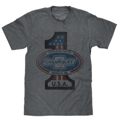 #1 Chevrolet T-Shirt - Gray