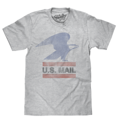 U.S. Mail Eagle Logo T-Shirt - Gray