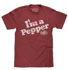 Dr Pepper I'm a Pepper T-Shirt - Red