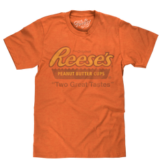 Reese's Peanut Butter Cup Two Great Tastes T-Shirt - Orange