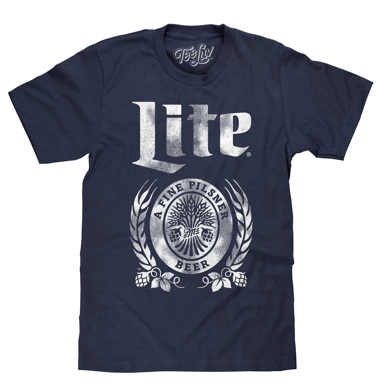 Miller Lite Logo T-Shirt - Navy