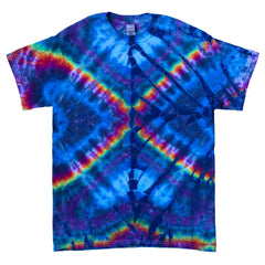 Rainbow Helix Tie Dye T Shirt : Hippie Shop
