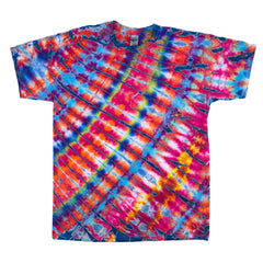 Sunset Stripe Tie Dye T Shirt : Hippie Shop