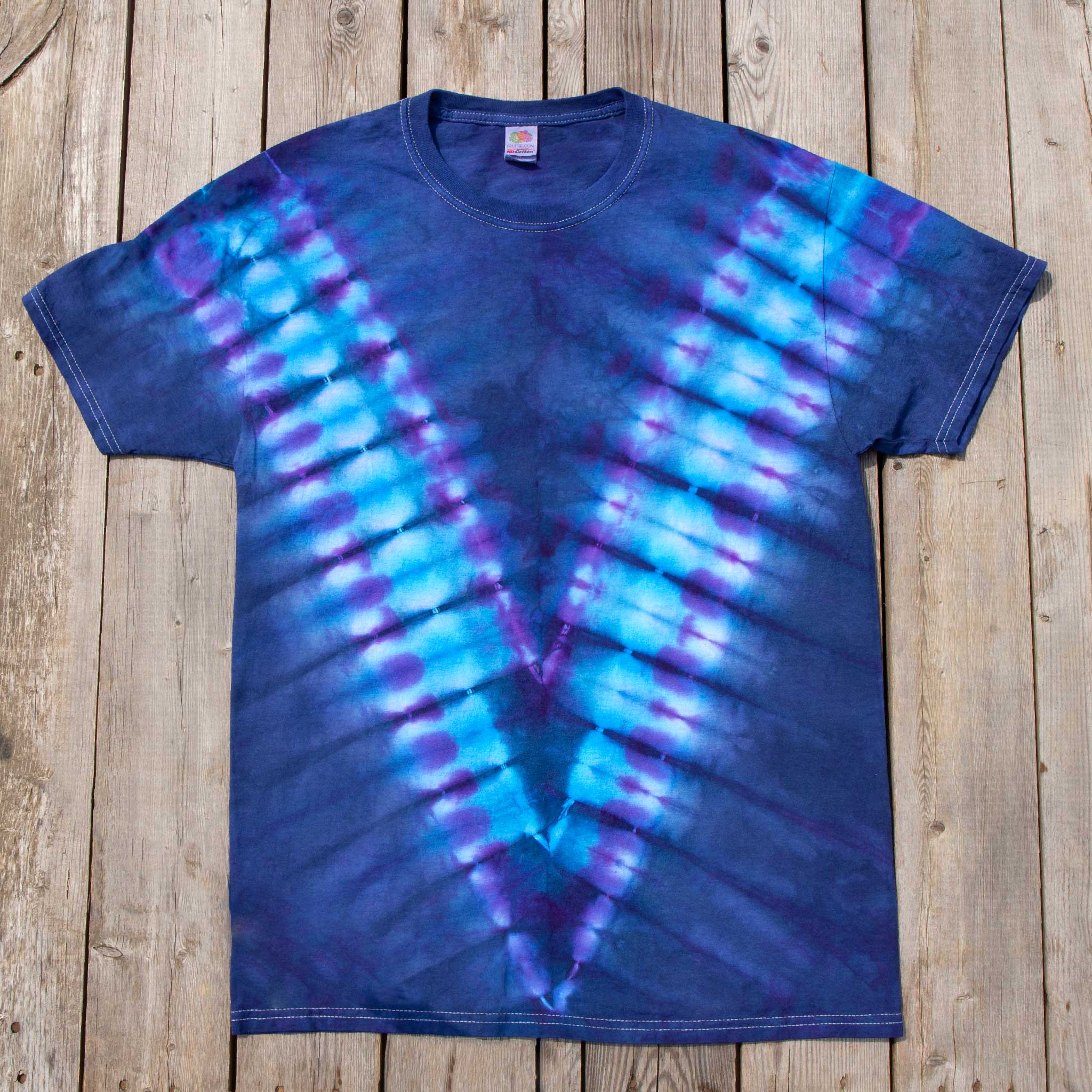 Tanzanite V Tie Dye T Shirt