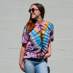 Psychedelic Spectrum Tie Dye T Shirt