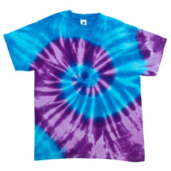 Amethyst Sky Spiral Tie Dye T Shirt