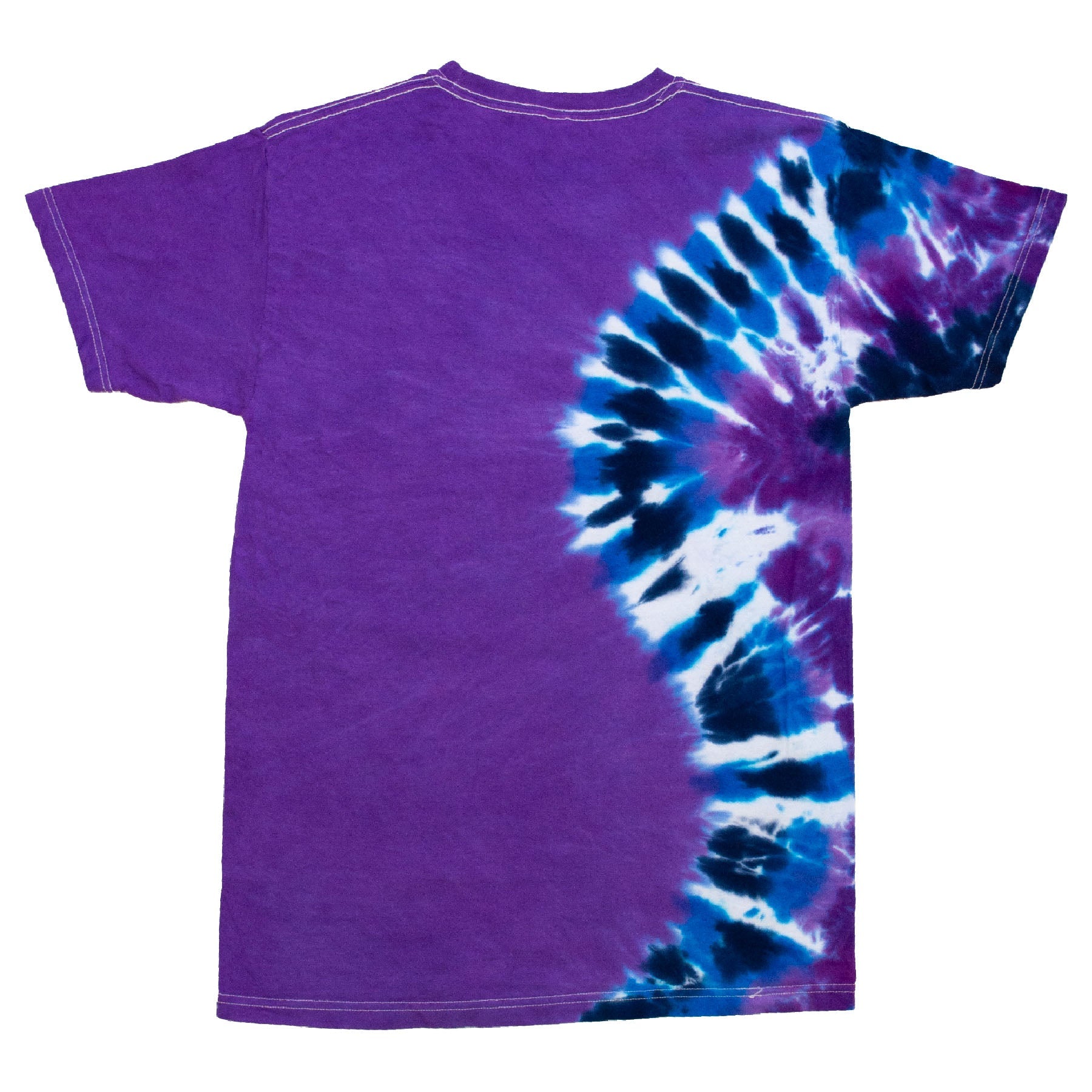 Lavender Sea Cascade Tie Dye T Shirt (Back)