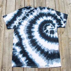 Black Swirl Tie Dye T Shirt
