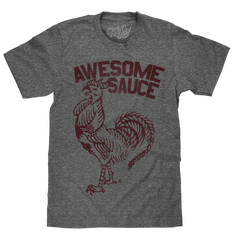 Sriracha Awesome Sauce T-Shirt - Gray