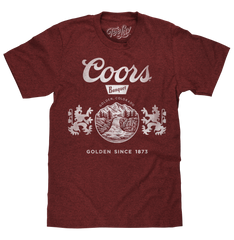Coors "Golden, Colorado" Logo T-Shirt - Red