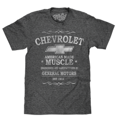 Chevrolet American Made Muscle T-Shirt - Gray