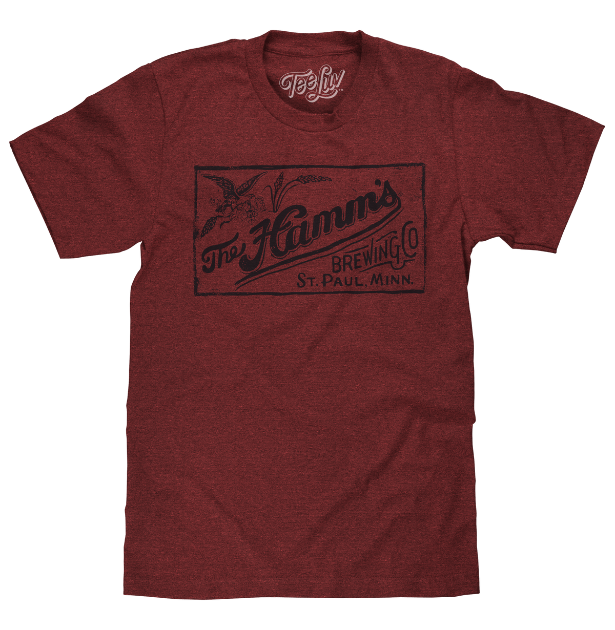The Hamm's Brewing Company Logo T-Shirt - Red