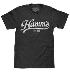 Hamm's Established 1865 White Print T-Shirt - Gray