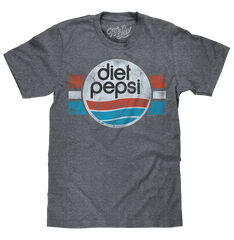 Diet Pepsi Logo T-Shirt - Gray