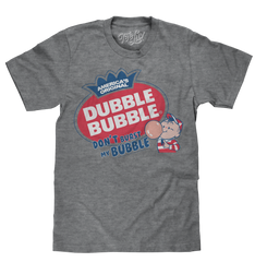 Dubble Bubble Don't Burst My Bubble T-Shirt - Gray