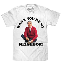 Mister Rogers Won't You Be My Neighbor T-Shirt - White