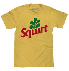 Squirt Grapefruit Soda Logo T-Shirt - Banana Yellow
