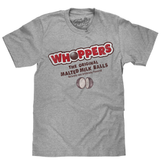 Whoppers The Original Malted Milk Ball T-Shirt - Athletic Heather