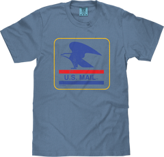 Tee Luv x Comfort Colors USPS U.S. Mail Eagle T-Shirt - Blue Jean