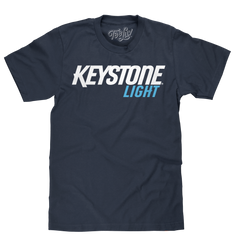 Keystone Light Beer T-Shirt - Navy Blue