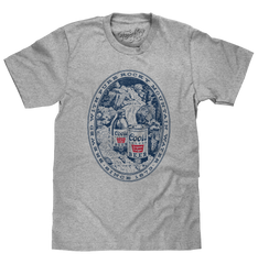 Coors Banquet Rocky Mountain Water T-Shirt- Gray