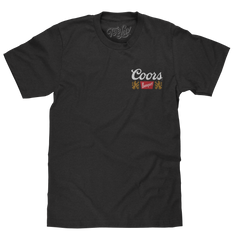 Made in the USA Coors Banquet Golden Colorado Front and Back Beer T-Shirt - Asphalt Gray