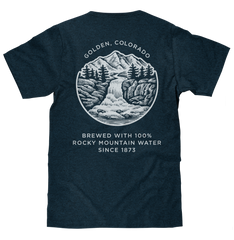 Coors Banquet Golden Colorado T-Shirt - Blue