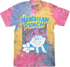 Retro Hawaiian Punch Tie Dye T-Shirt - Sherbert Tie Dye