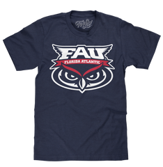Florida Atlantic University Owls T-Shirt - Navy Blue