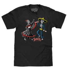 Tapatio Hot Sauce Day Of The Dead T-Shirt - Black