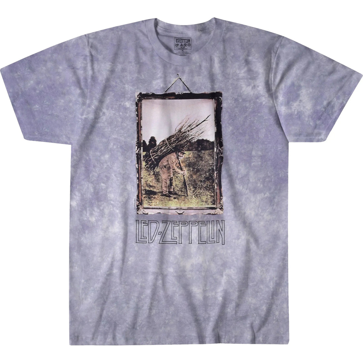 Led Zeppelin Man With Sticks Tie Dye T-Shirt