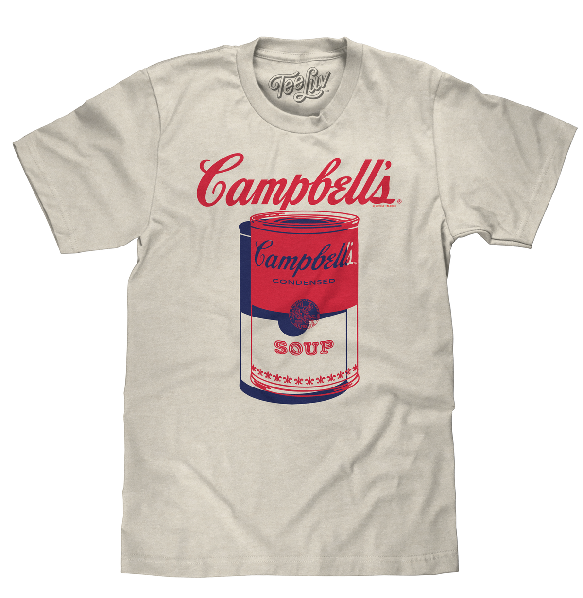 Retro Campbell's Soup Can T-Shirt - Oatmeal Heather