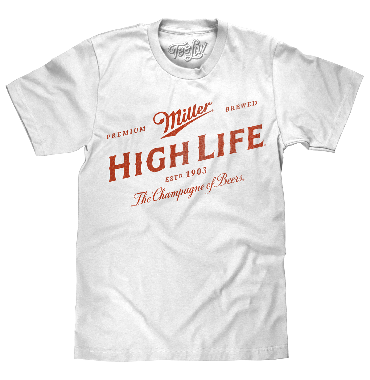 Miller High Life Beer T-Shirt - White