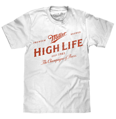 Miller High Life Beer T-Shirt - White
