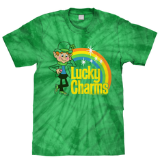 Lucky Charms Tie Dye T-Shirt - Kelly Green Tie Dye